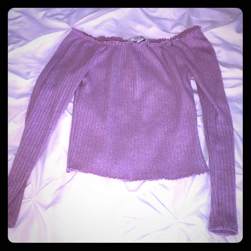 Off the shoulder shirt